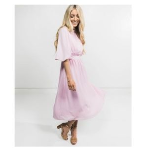 Pinkish purple dress